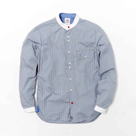 Steptoe Grandad Stripe Shirt