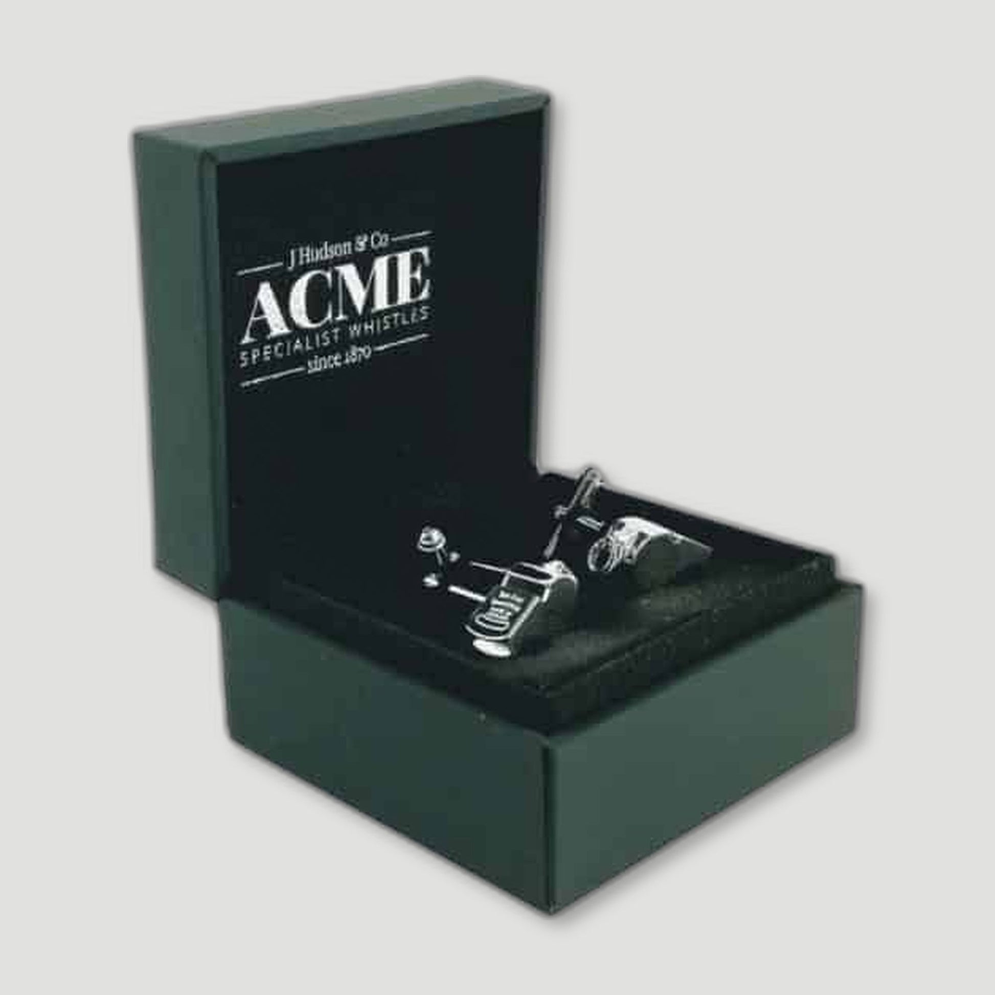 Sterling Silver Whistle Cufflinks from ACME Whistles - British Made Whistles