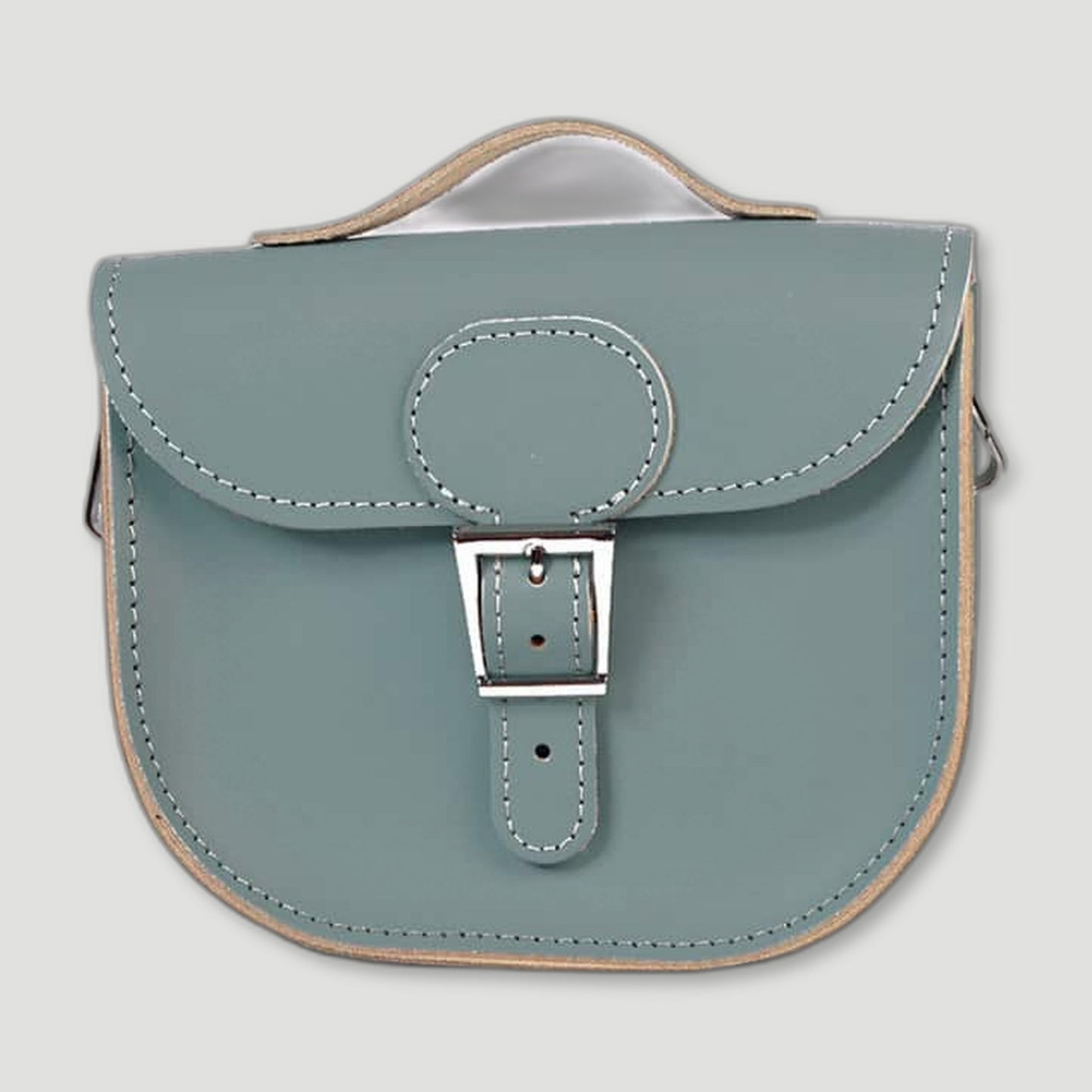 Stormy Sea Half-Pint Satchel from Brit Stitch - British Made Leather Satchels