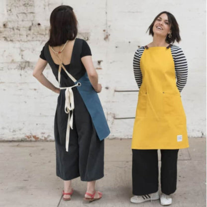 Sunflower Yellow Canvas Apron