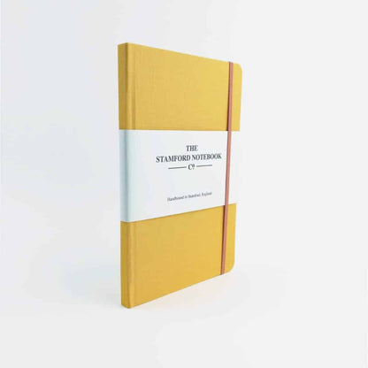 Sunshine Yellow Woven Cloth Notebook