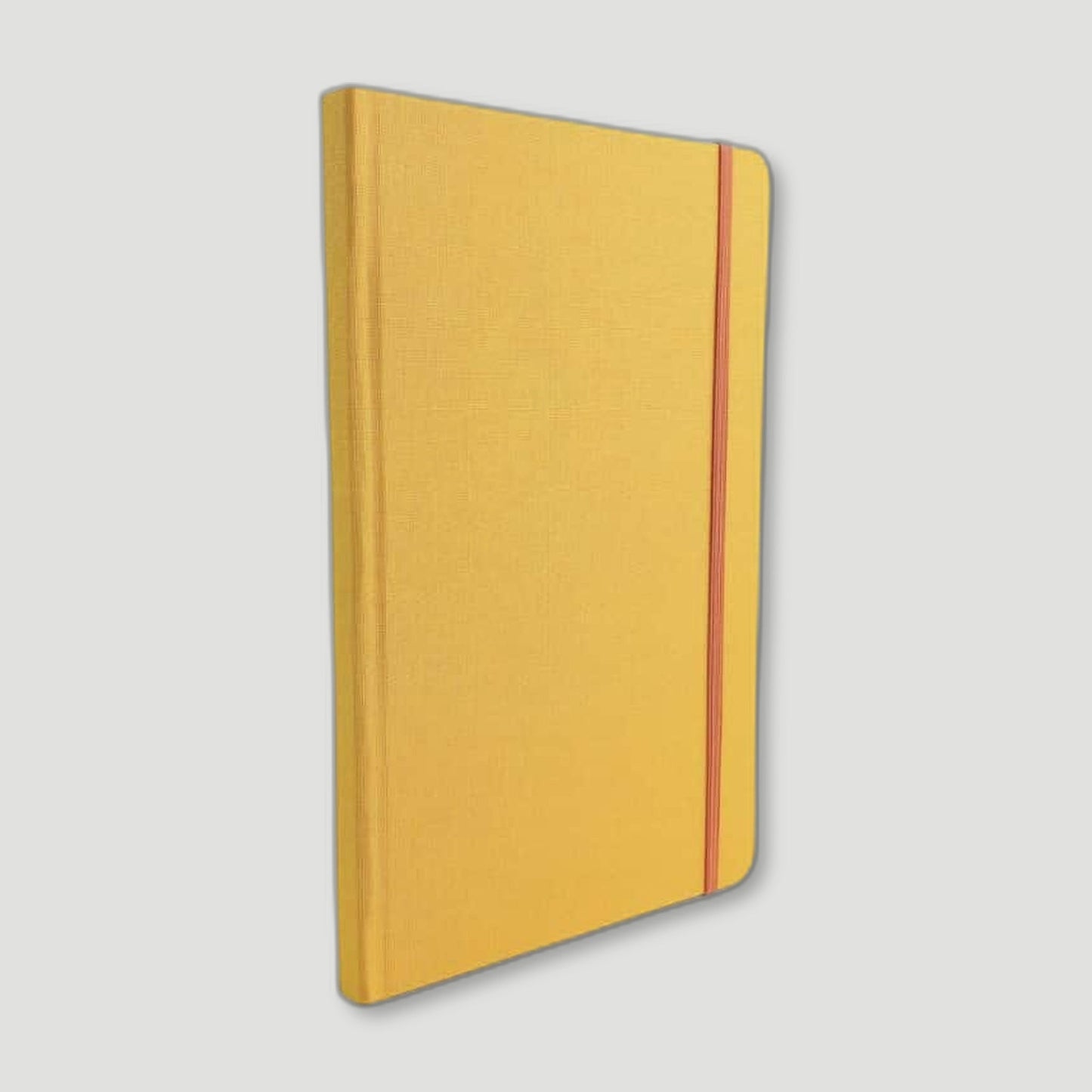 Sunshine Yellow Woven Cloth Notebook from The Stamford Notebook Co - British Made Stationery