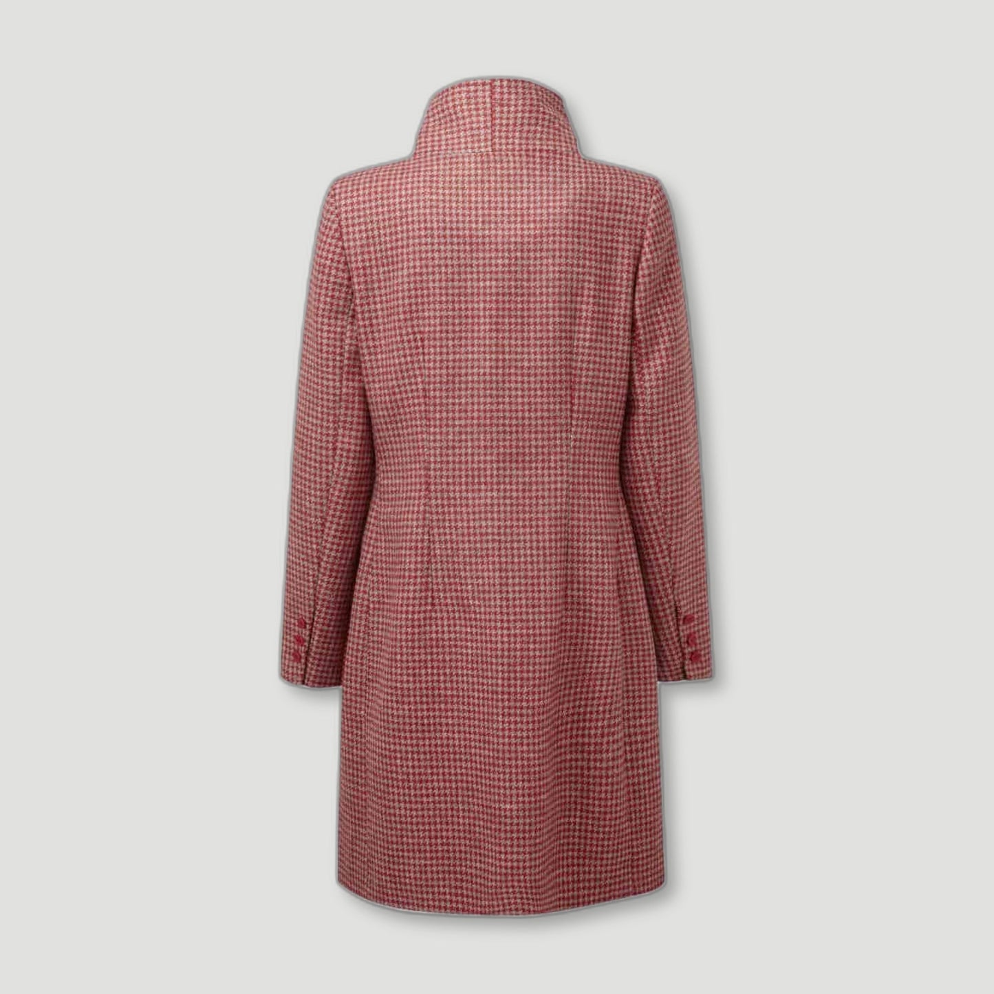 Back view of Sycamore Ladies Coat from Izzy Lane - British Made Wool Clothing