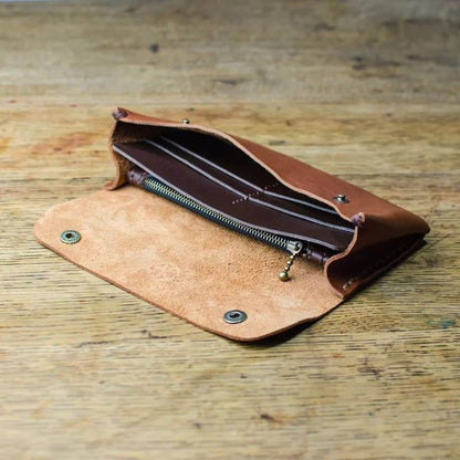 Tan Italian Leather Purse