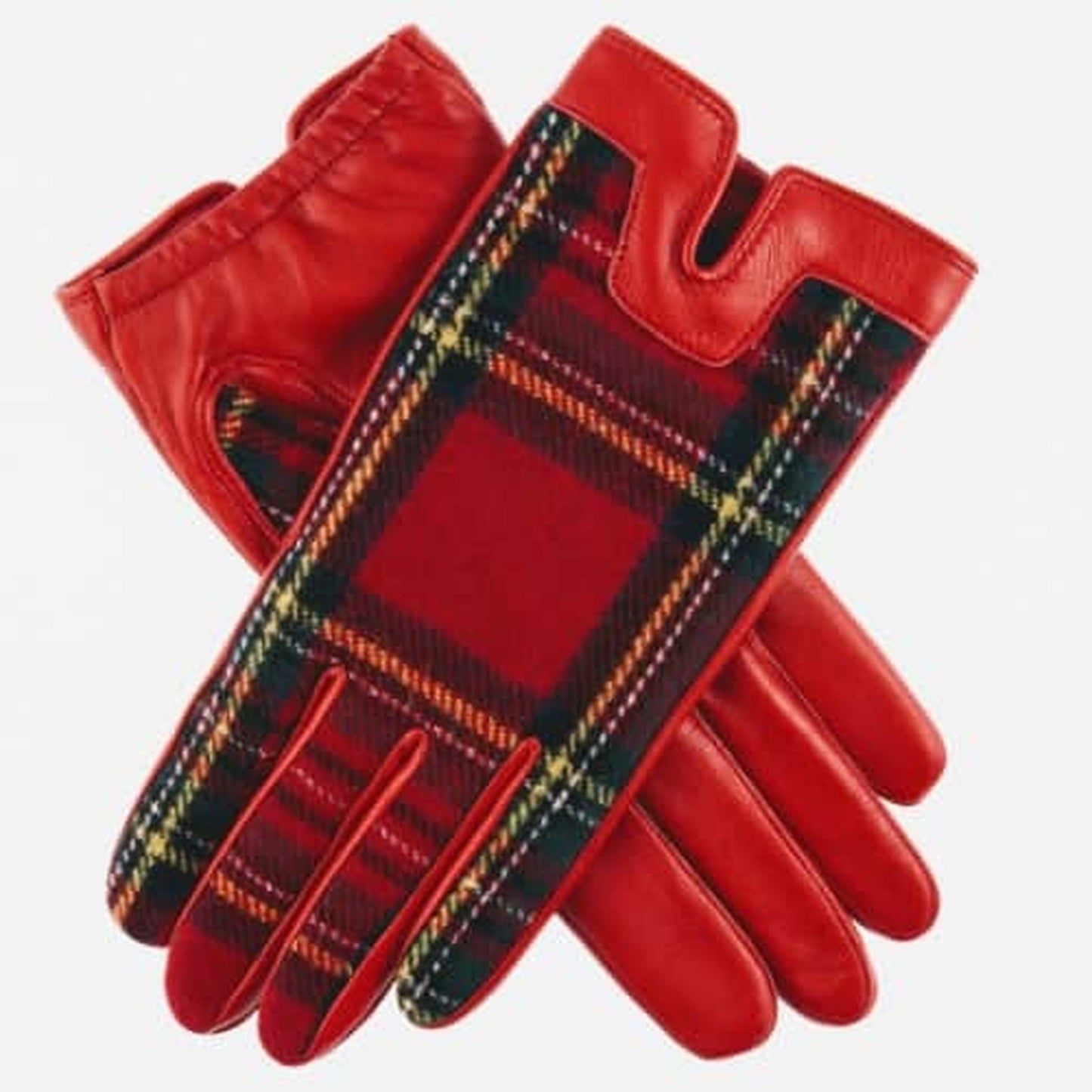Tartan and Berry Women's Gloves