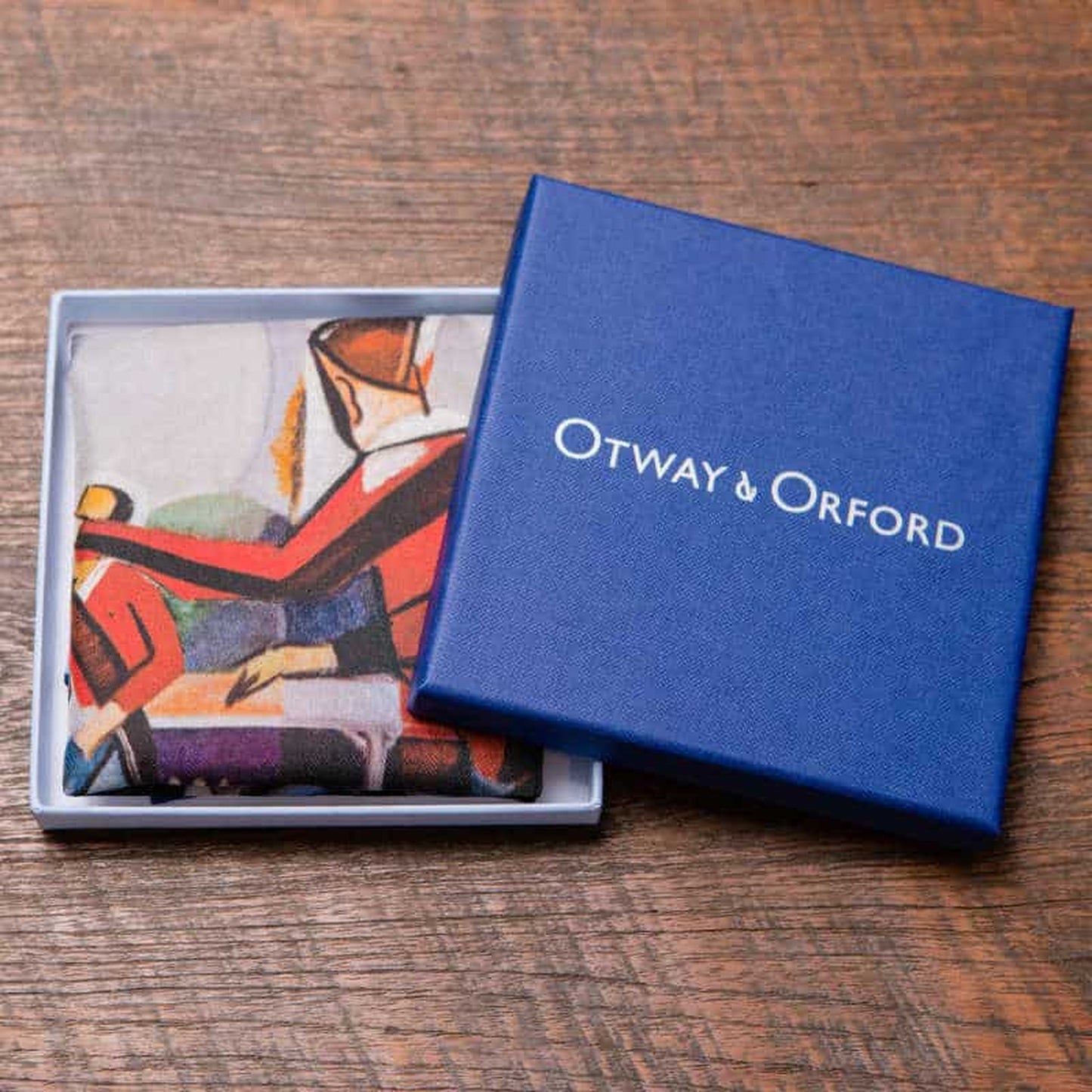 The Football Match Silk Pocket Square