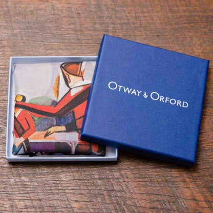 The Football Match Silk Pocket Square