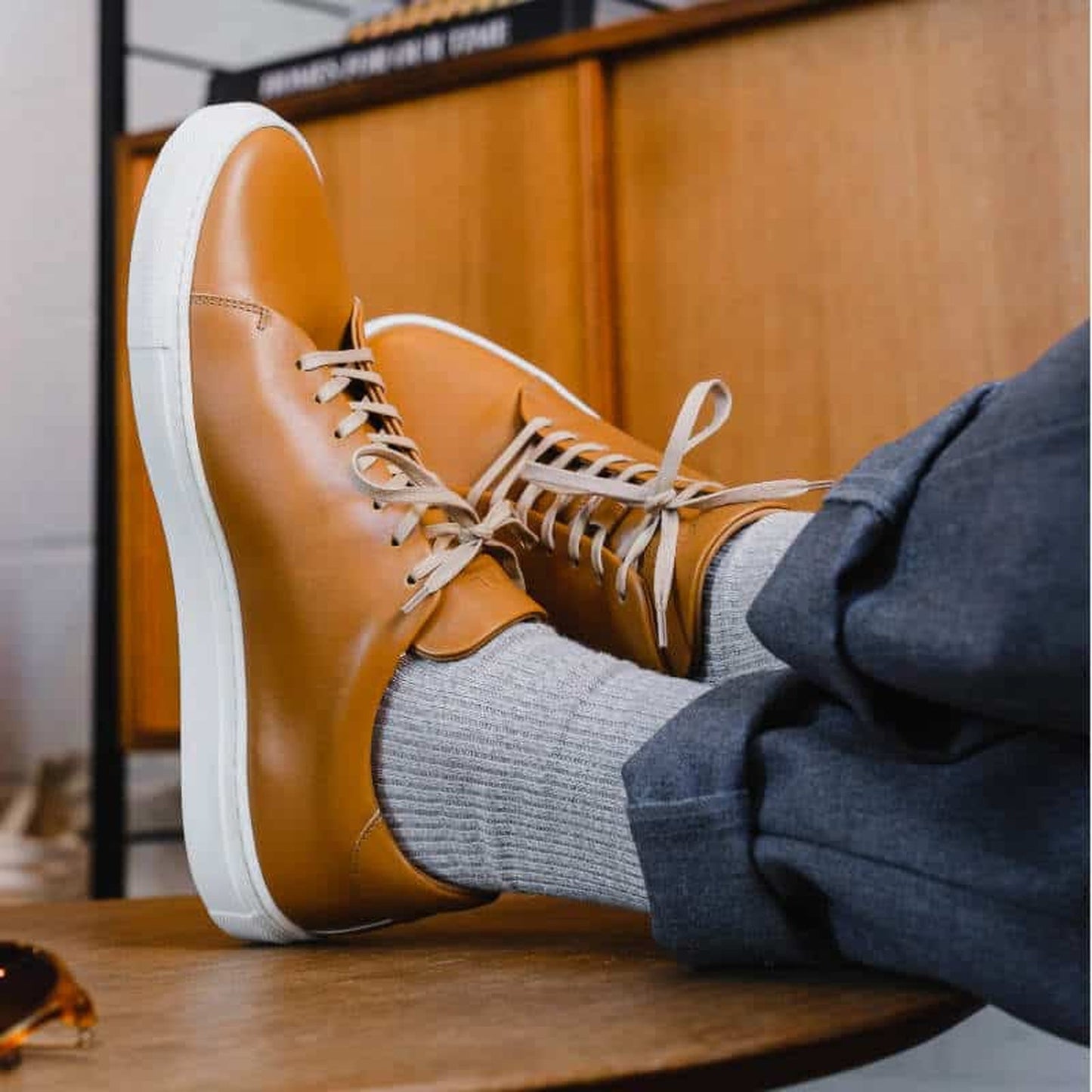 The Mellor II French Calf Tan Sneakers