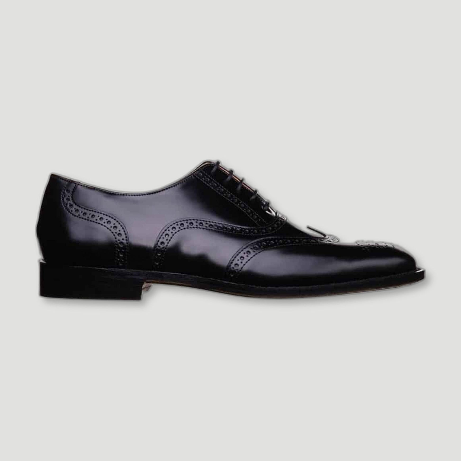 The Oxford | Wing Tip | Black Leather