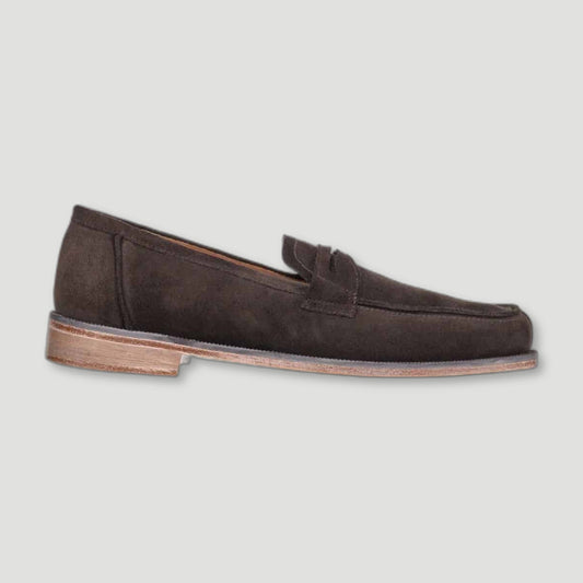 The Penny Loafer | Chocolate Suede