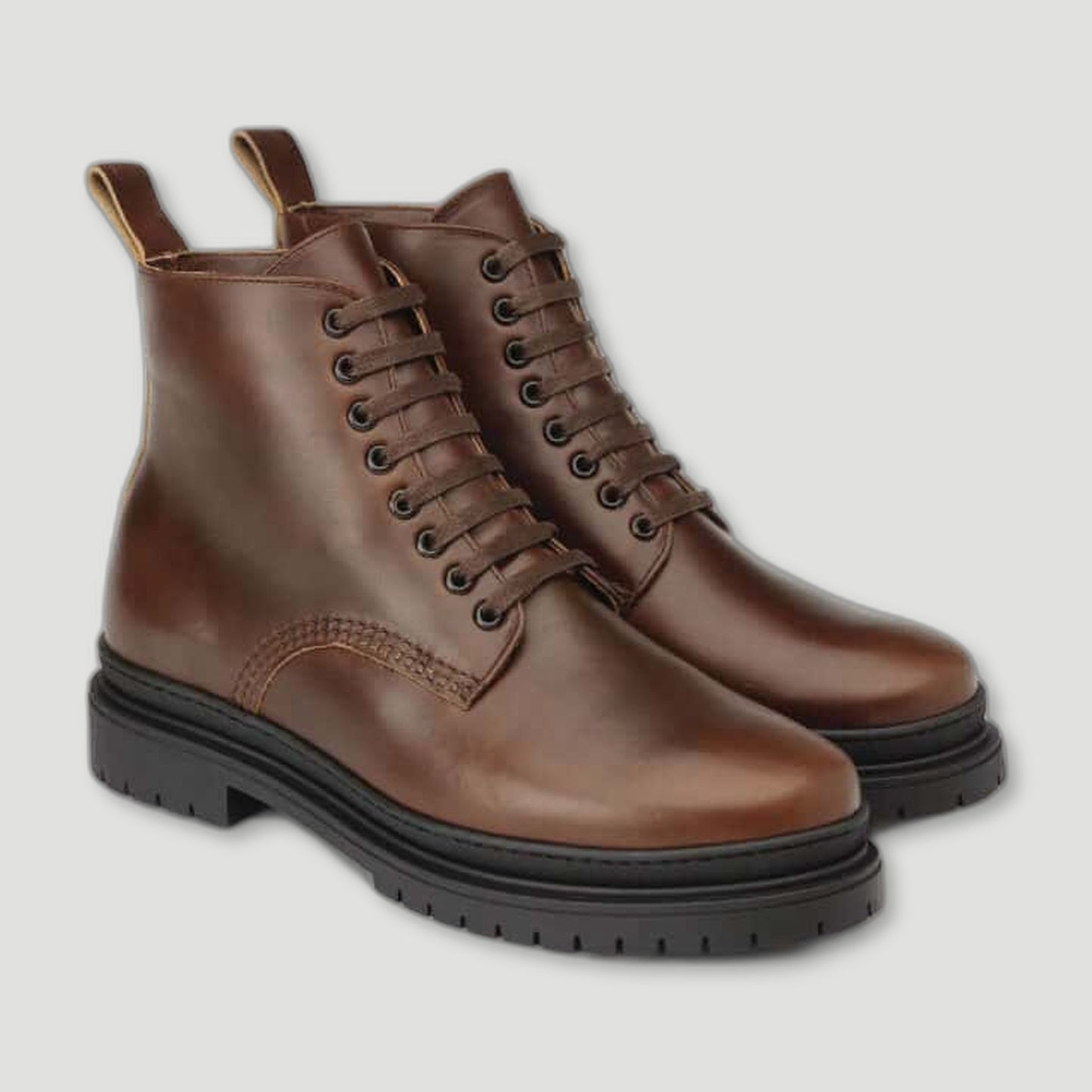 The Sharman Men's Boots - Dark Brown from Goral - British Made Trainers