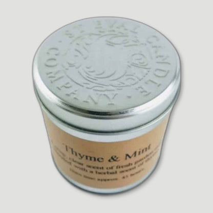 Thyme and Mint Tin Candle from St Eval Candles - British Made Candles