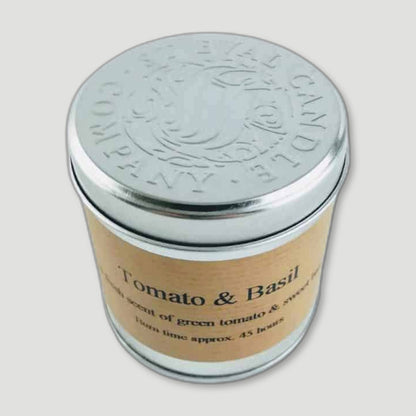 Tomato and Basil Tin Candle from St Eval Candles - British Made Candles
