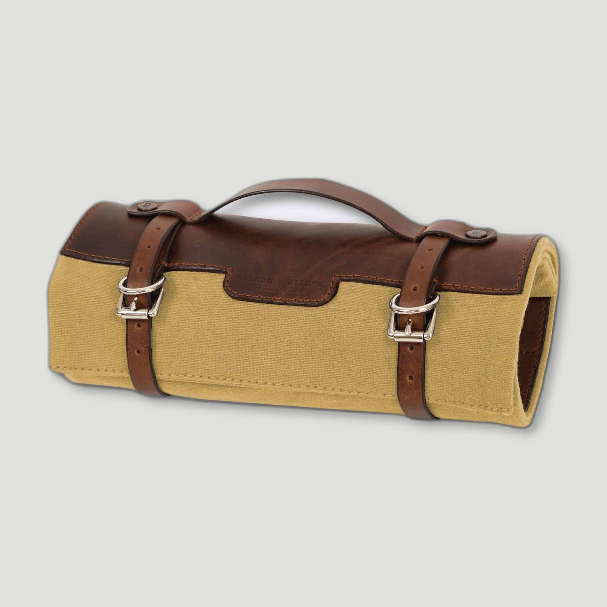 Trade Brown Canvas & Leather Artist Roll from Risdon & Risdon - British Made Aprons