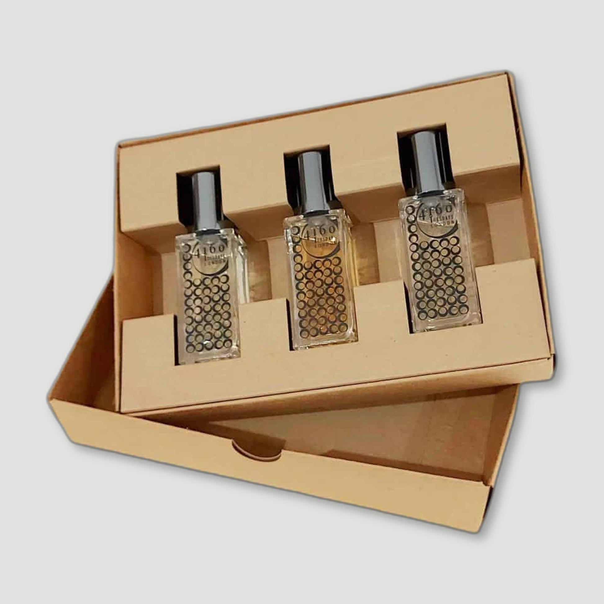 Trio of 15 ml fragrances - Egalitarian from 4162 Tuesdays - British Made Perfumes & Fragrances