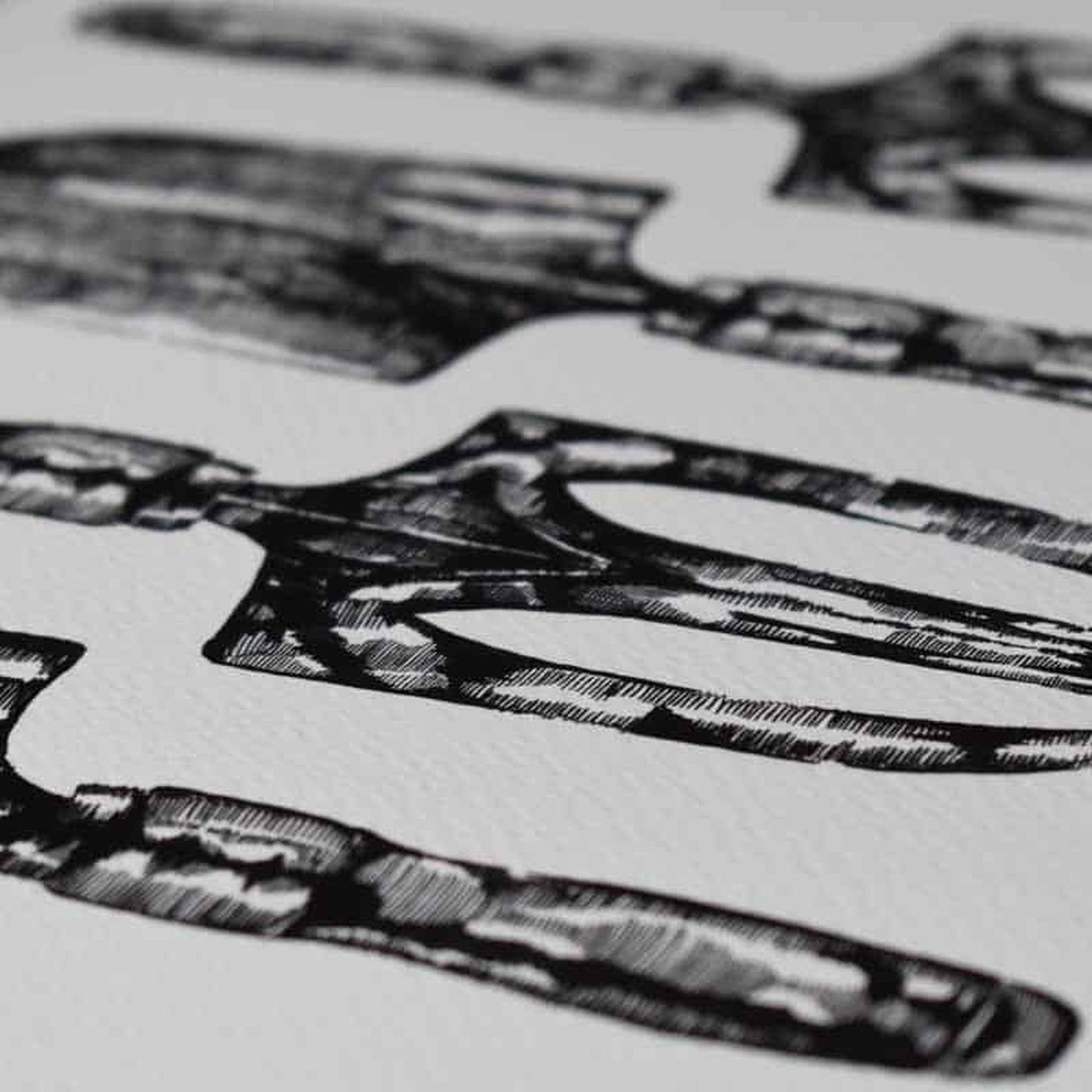 Trowel and Fork Limited Edition Print 12" X 16"