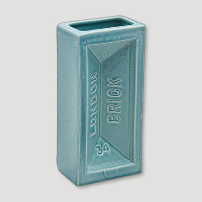 Turquoise London Brick Vase