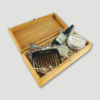 Vanilla Beard Set from Bedfordshire Beard Co - British Made Beard Care