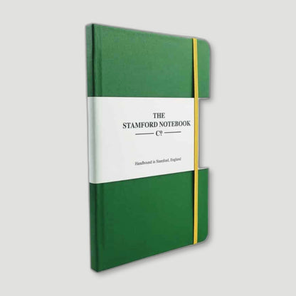 Vibrant Buckram Emerald Notebook from The Stamford Notebook Co - British Made Stationery