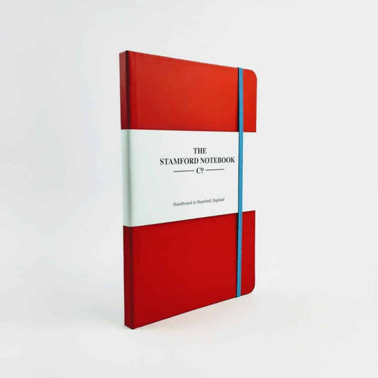 Vibrant Buckram Red Notebook