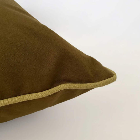Waxed Cotton Outdoor Cushion