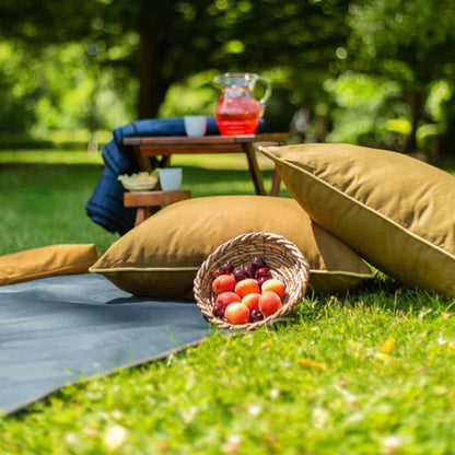 Waxed Cotton Outdoor Cushion