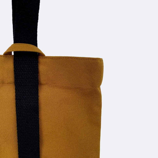 Waxed Cotton Wine Bag
