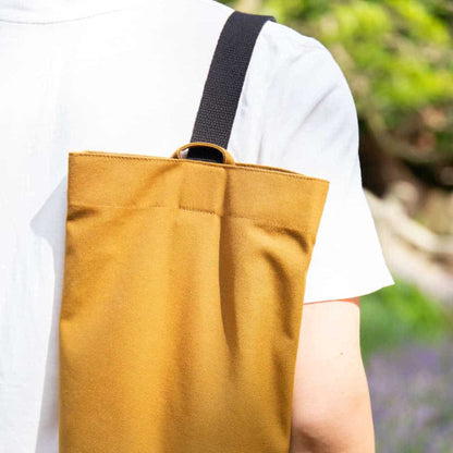 Waxed Cotton Wine Bag