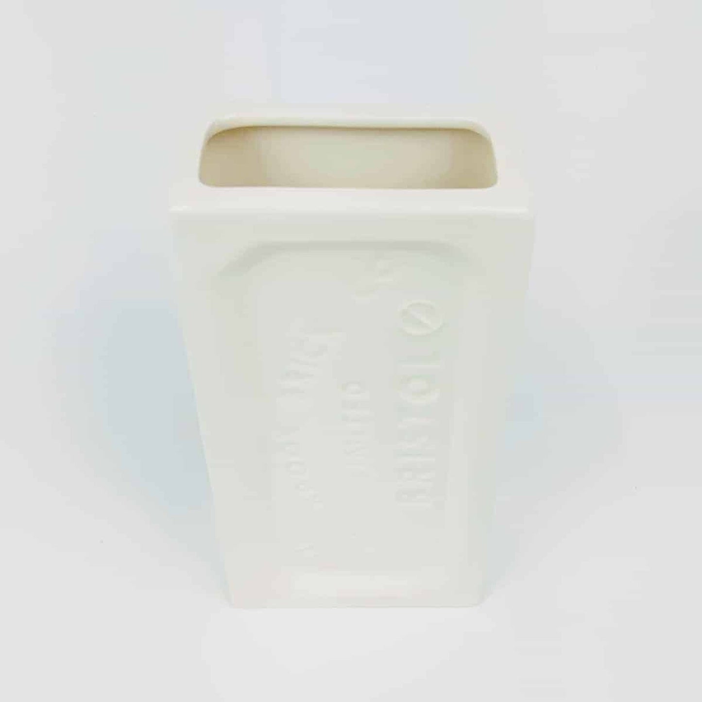 White Bristol Brick Vase