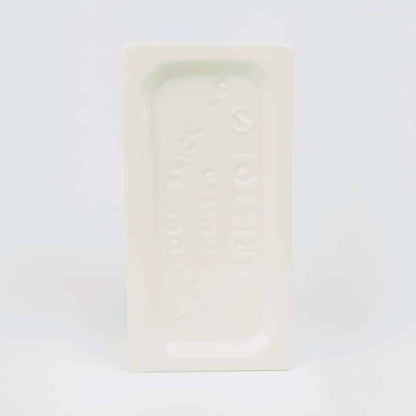 White Bristol Brick Vase