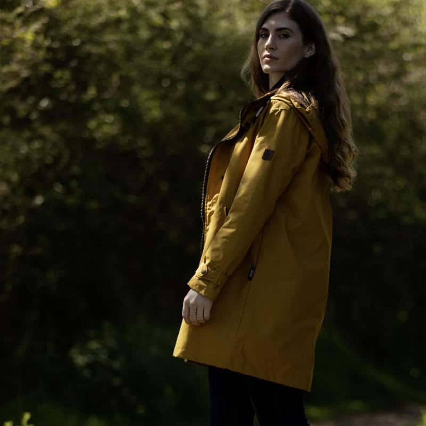 Women's Brighton Staywax Parka - Mustard