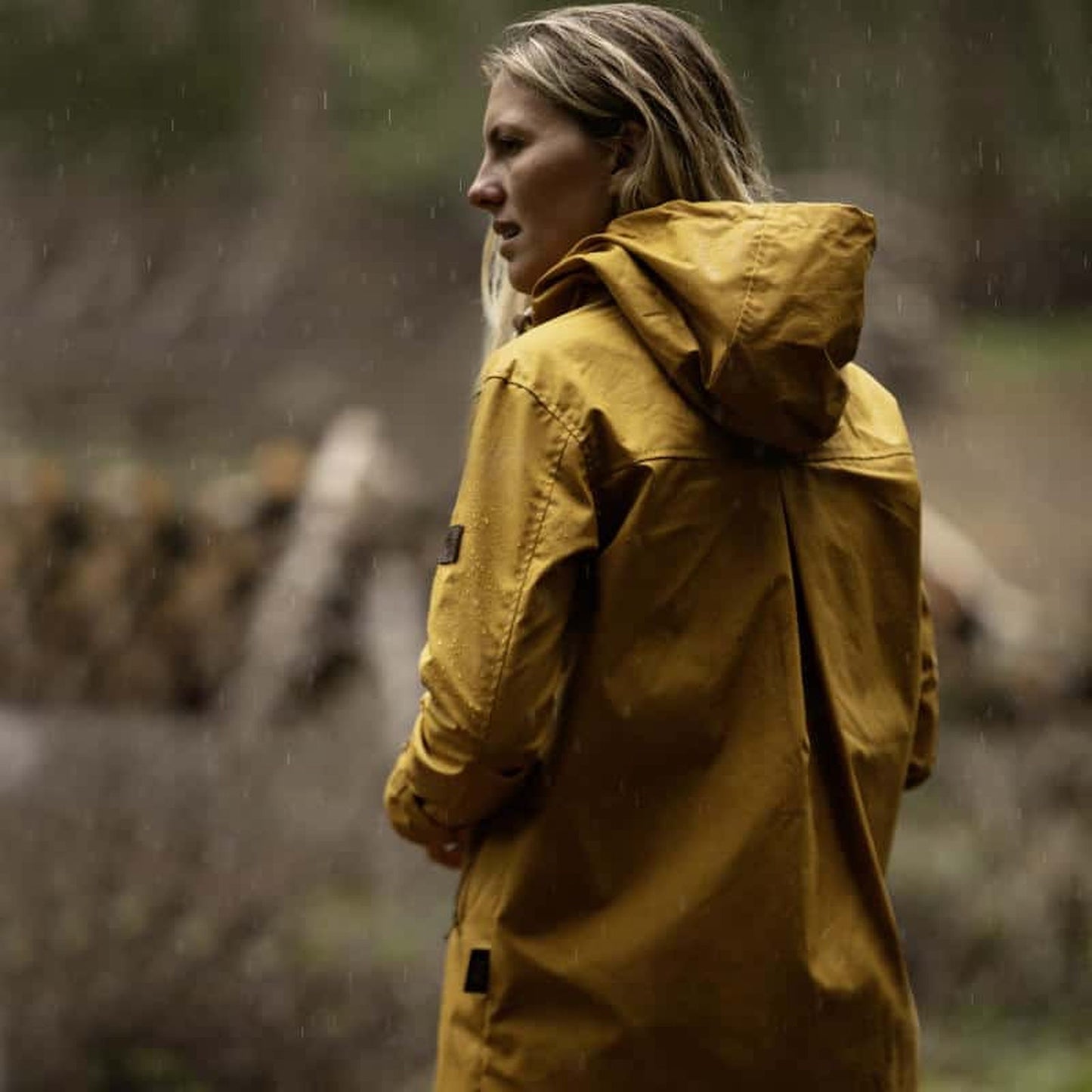 Women's Brighton Staywax Parka - Mustard