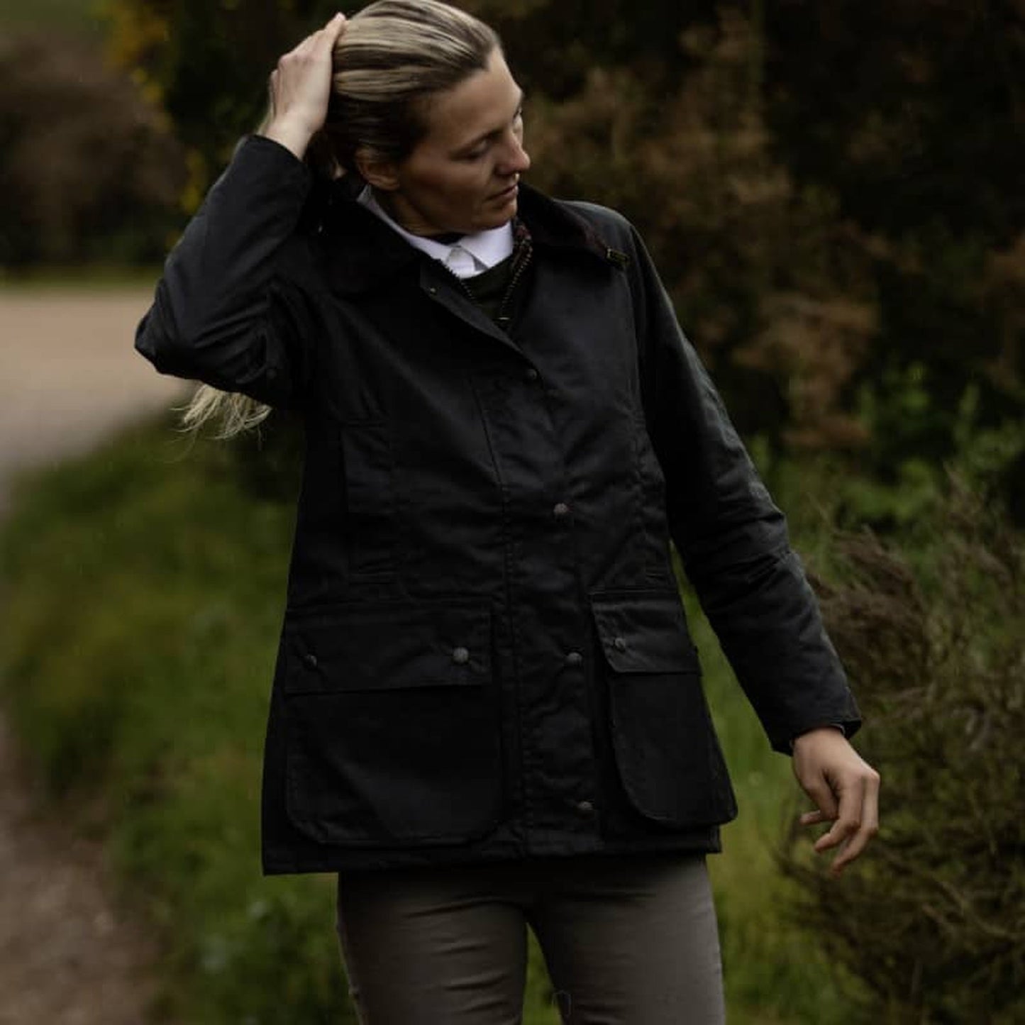 Women's Country Girl Wax Jacket - Brown