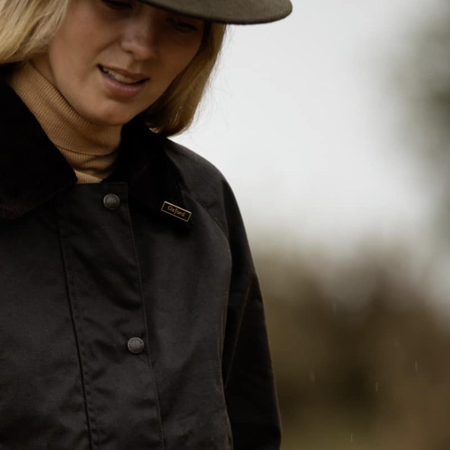 Women's Country Girl Wax Jacket - Brown