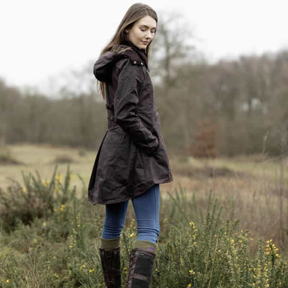 Women's Olivia Waxed Jacket - Brown