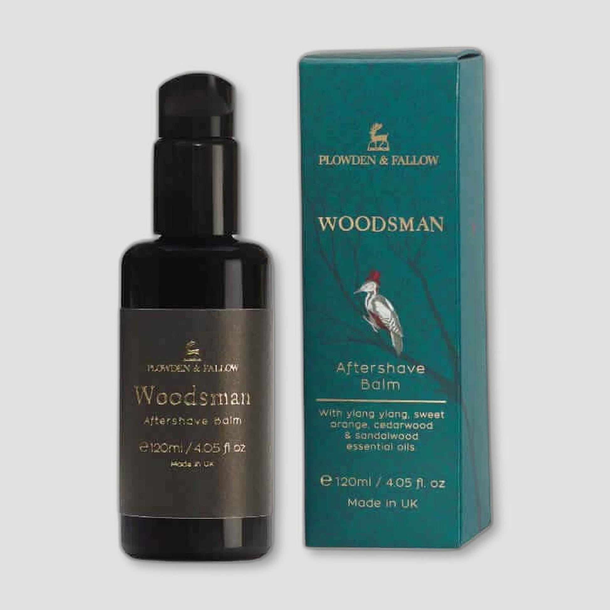 Woodsman Aftershave Balm from Plowden & Fallow - British Made Perfumes & Fragrances