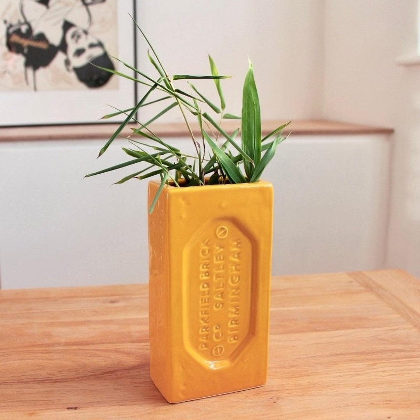 Yellow Birmingham Brick Vase
