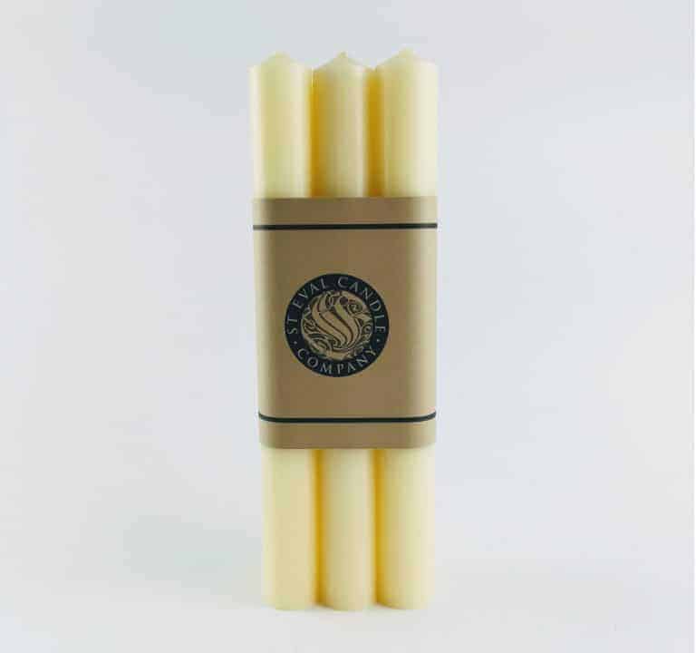 Ivory Dinner Candles - St Eval Candles - Church Candles - SGB