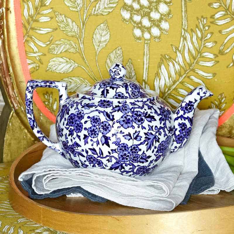 Burleigh Blue Arden Teapot Large 1 Litre