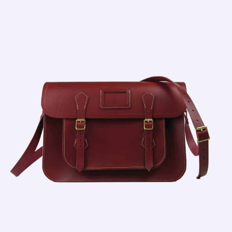 Rouge Red Leather Satchel - Sir Gordon Bennett