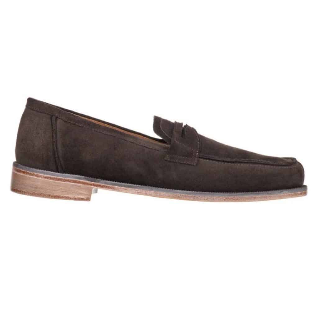 The Penny Loafer | Chocolate Suede - Sir Gordon Bennett